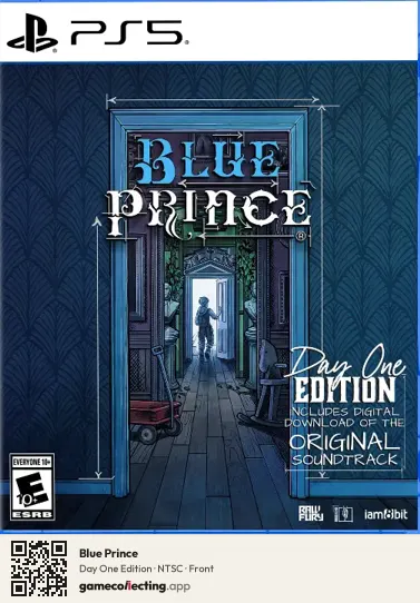 Blue Prince PlayStation 5, NTSC box front