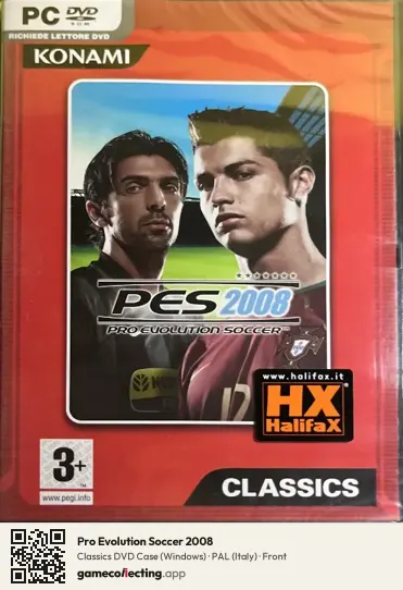 Pro Evolution Soccer 2008 Computer, Italy box front