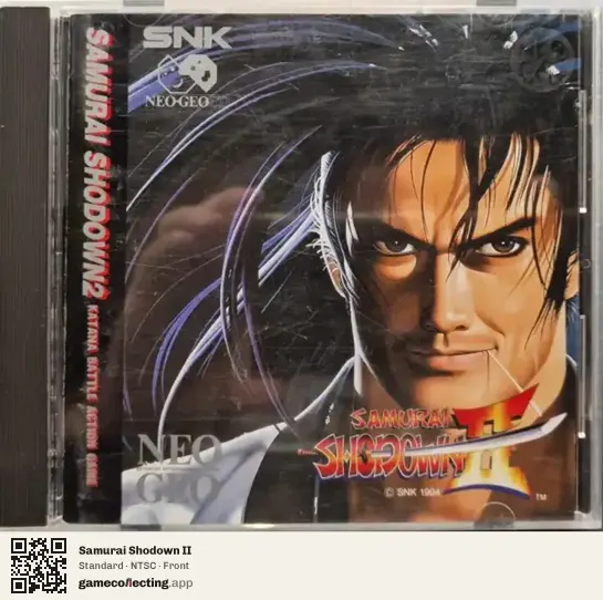 Samurai Shodown II Neo Geo CD, NTSC box front