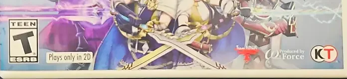 Fire Emblem Warriors, the ESRB box on its front