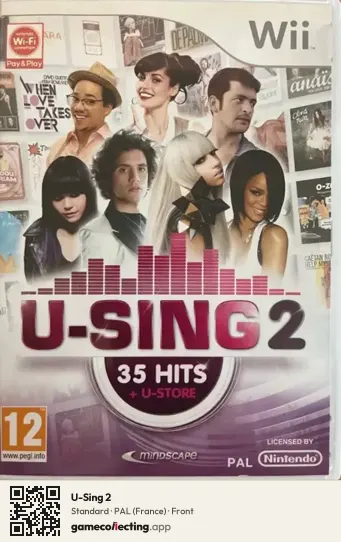 U-Sing 2 Nintendo Wii, France box front