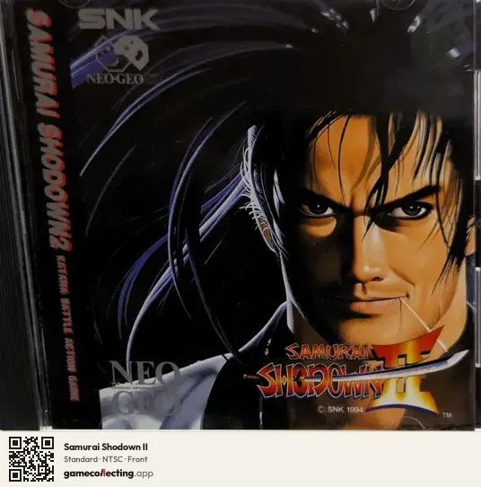 Samurai Shodown II Neo Geo CD, NTSC box front