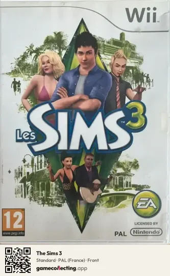The Sims 3 Nintendo Wii, France box front