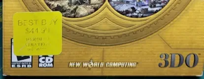 Heroes of Might and Magic IV, the ESRB box on its front
