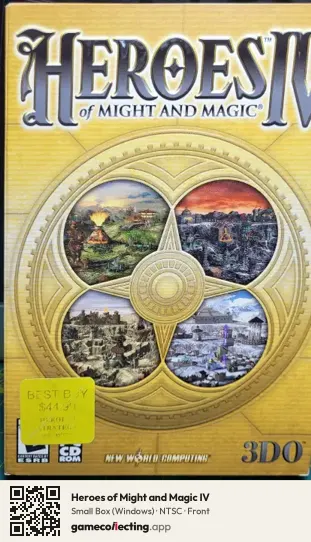 Heroes of Might and Magic IV Computer, NTSC box front