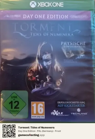 Torment: Tides of Numenera Xbox One, Germany box front