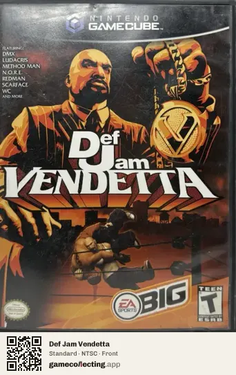 Def Jam Vendetta Nintendo GameCube, NTSC box front