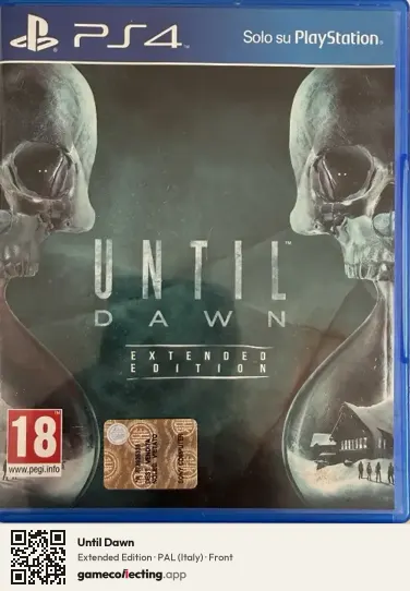 Until Dawn PlayStation 4, Italy box front