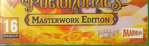 Potionomics, the PEGI square on its front