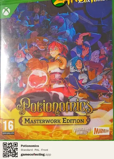 Potionomics Xbox Series X, PAL box front