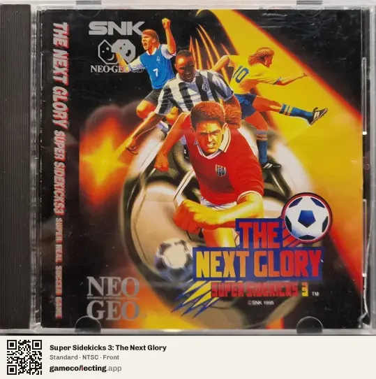 Super Sidekicks 3: The Next Glory Neo Geo CD, NTSC box front