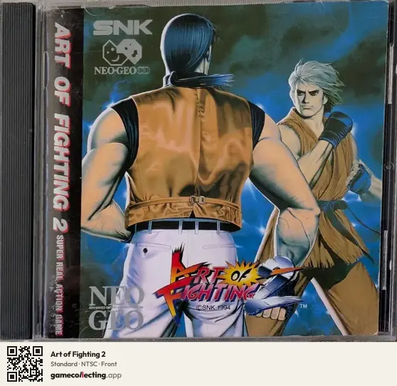 Art of Fighting 2 Neo Geo CD, NTSC box front