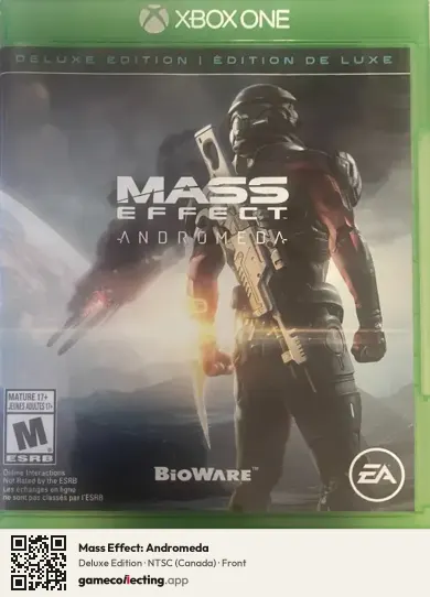 Mass Effect: Andromeda Xbox One, Canada box front