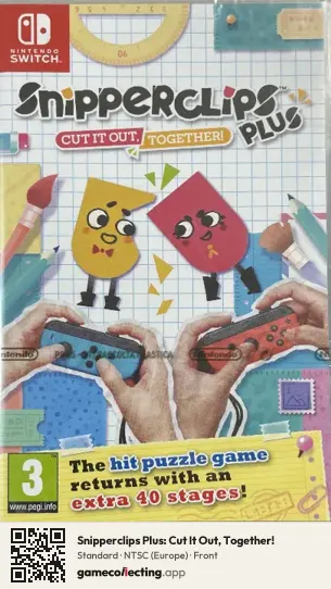 Snipperclips Plus: Cut It Out, Together! Nintendo Switch, Europe box front