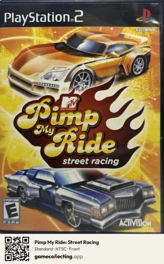 Pimp My Ride: Street Racing PlayStation 2, NTSC box front