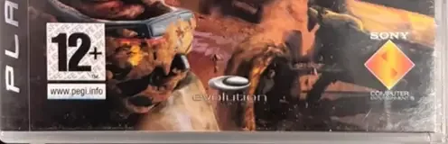 MotorStorm, the PEGI square on its front