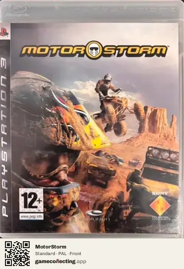 MotorStorm PlayStation 3, PAL box front