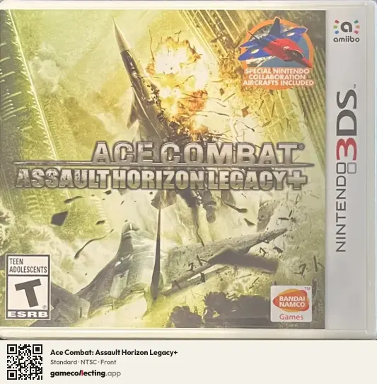 Ace Combat: Assault Horizon Legacy+ Nintendo 3DS, NTSC box front