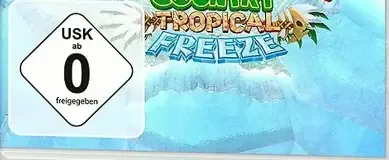 Donkey Kong Country: Tropical Freeze, the USK square on its front