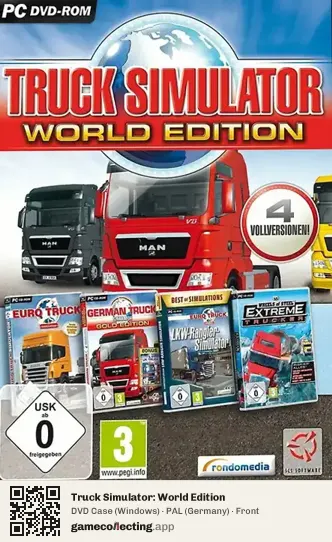 Truck Simulator: World Edition Computer, Germany box front