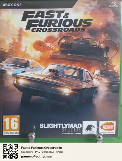 Fast & Furious: Crossroads Xbox One, Germany box front