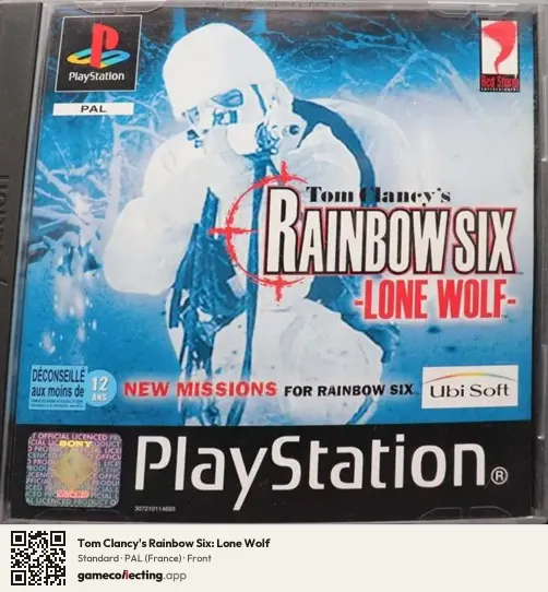 Tom Clancy's Rainbow Six: Lone Wolf PlayStation, France box front