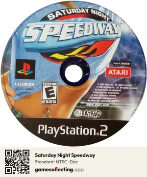 Saturday Night Speedway PlayStation 2, NTSC disc