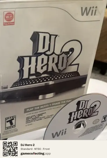 DJ Hero 2 Nintendo Wii, NTSC box front