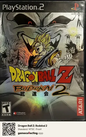 Dragon Ball Z: Budokai 2 PlayStation 2, NTSC box front