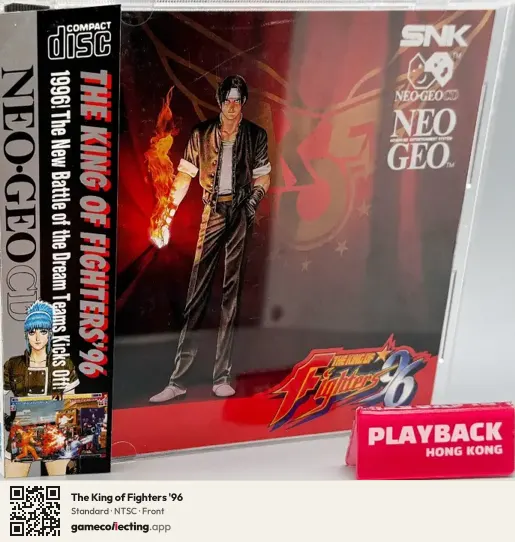 The King of Fighters '96 Neo Geo CD, NTSC box front