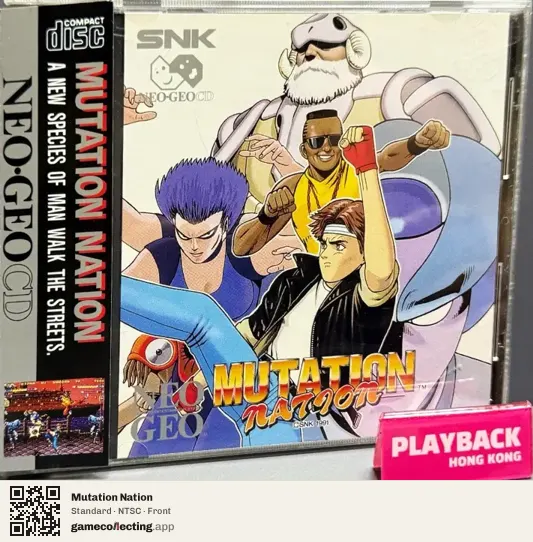 Mutation Nation Neo Geo CD, NTSC box front