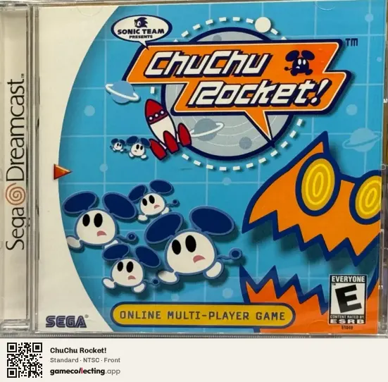 ChuChu Rocket! Sega Dreamcast, NTSC box front