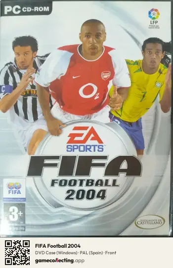 FIFA Football 2004 Computer, Spain box front