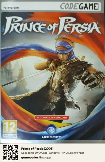 Prince of Persia (2008) Computer, Spain box front