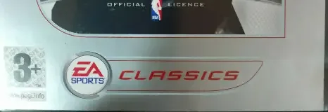 NBA Live 06, the PEGI square on its front