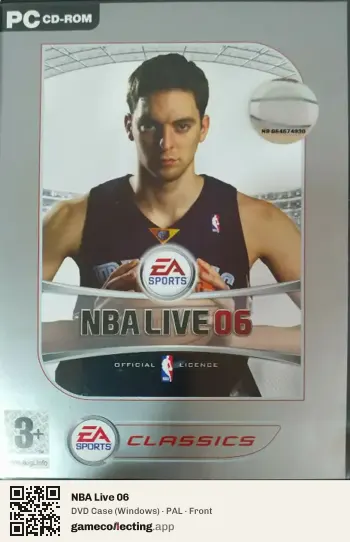 NBA Live 06 Computer, PAL box front