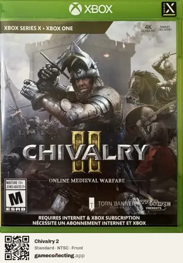 Chivalry 2 Xbox Series X, NTSC box front