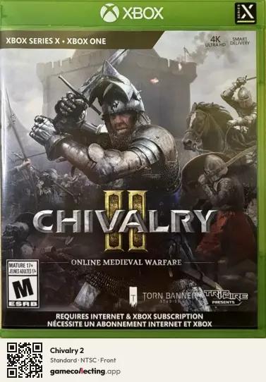 Chivalry 2 Xbox Series X, NTSC box front