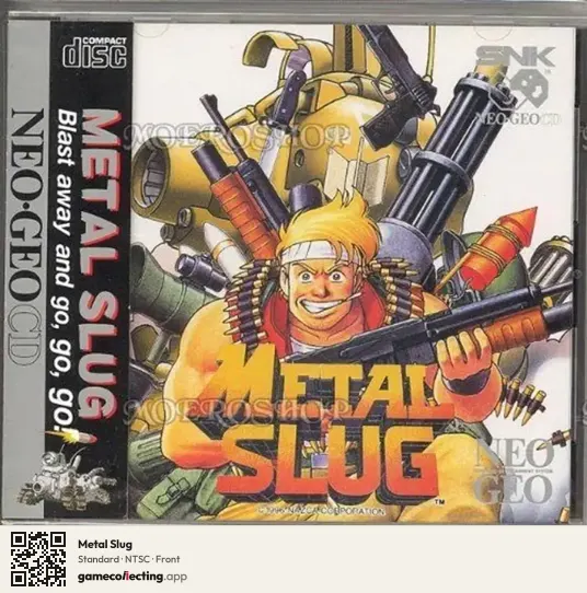 Metal Slug Neo Geo CD, NTSC box front