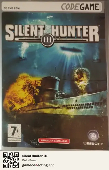 Silent Hunter III Computer, PAL box front