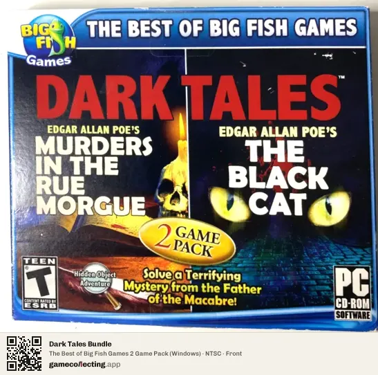 Dark Tales Bundle Computer, NTSC box front