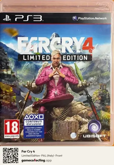 Far Cry 4 PlayStation 3, Italy box front