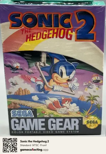 Sonic the Hedgehog 2 Sega Game Gear, NTSC box front