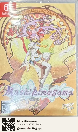 Mushihimesama Nintendo Switch, NTSC box front
