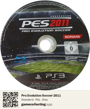 Pro Evolution Soccer 2011 PlayStation 3, PAL disc