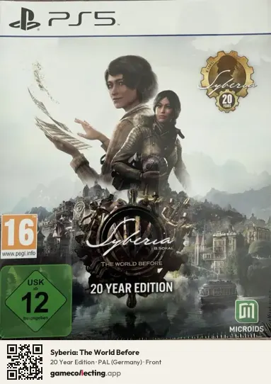 Syberia: The World Before PlayStation 5, Germany box front