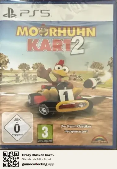 Crazy Chicken Kart 2 PlayStation 5, PAL box front