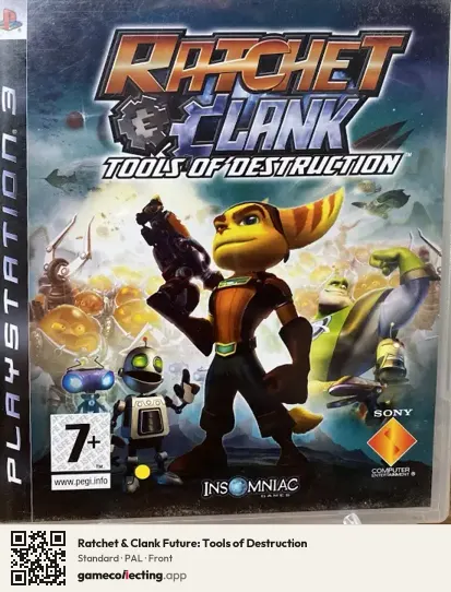 Ratchet & Clank Future: Tools of Destruction PlayStation 3, PAL box front