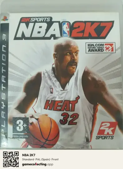 NBA 2K7 PlayStation 3, Spain box front