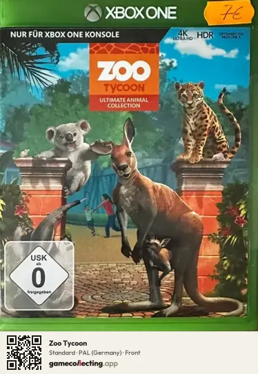Zoo Tycoon Xbox One, Germany box front